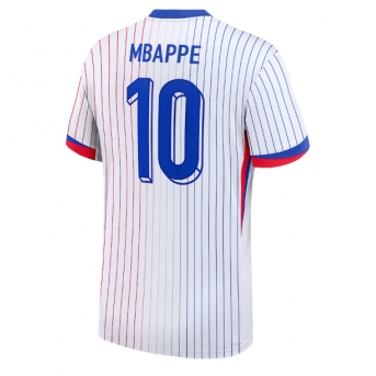 Francia Kylian Mbappe #10 Maglia Gara Trasferta Repliche Europei 2024